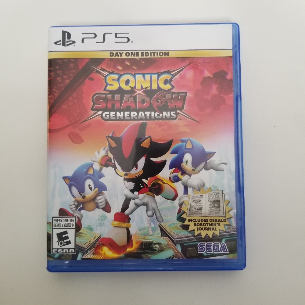 Sonic X Shadow Generations - Sony PlayStation 5 Game With Inserts